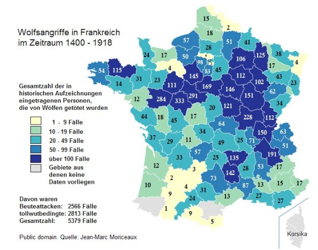 Karte von Deutschland mit Frankfurt in Farbe hervorgehoben, um die Bevölkerungsdichte anzuzeigen, begleitet von erklärendem Text auf der linken Seite.
