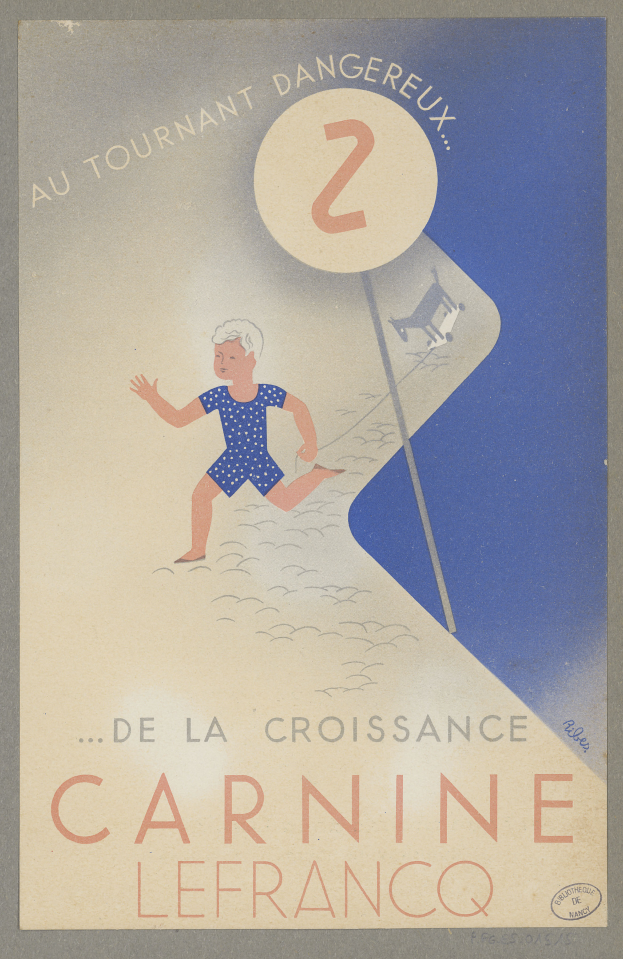 Eine Person in einem hellgelben Kleid lächelt in der Mitte eines Faschingsplakats, umgeben von der fetten schwarzen Schrift "Fasching".